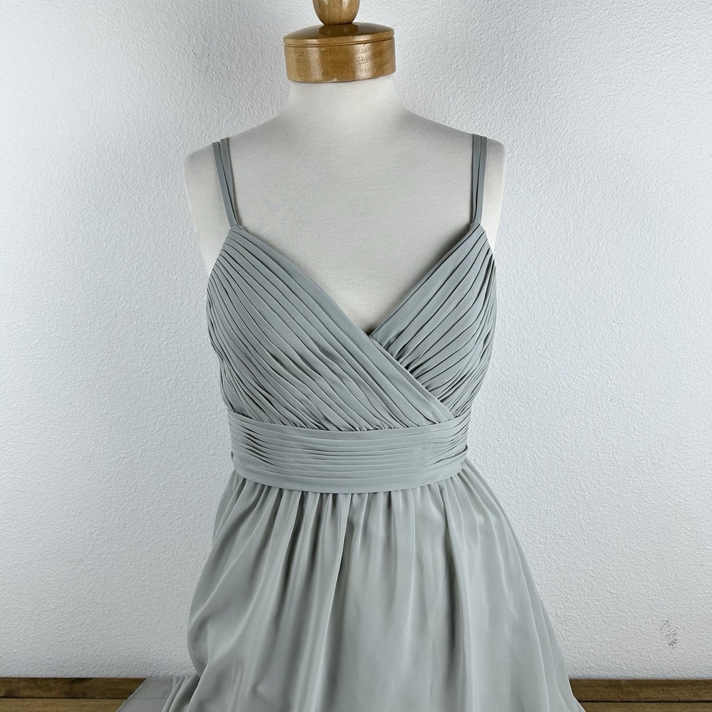 Sorella Vita Long Formal‎ Dress Bridesmaid Dress Party Dress Sea Glass Sz 10 - Picture 2 of 16